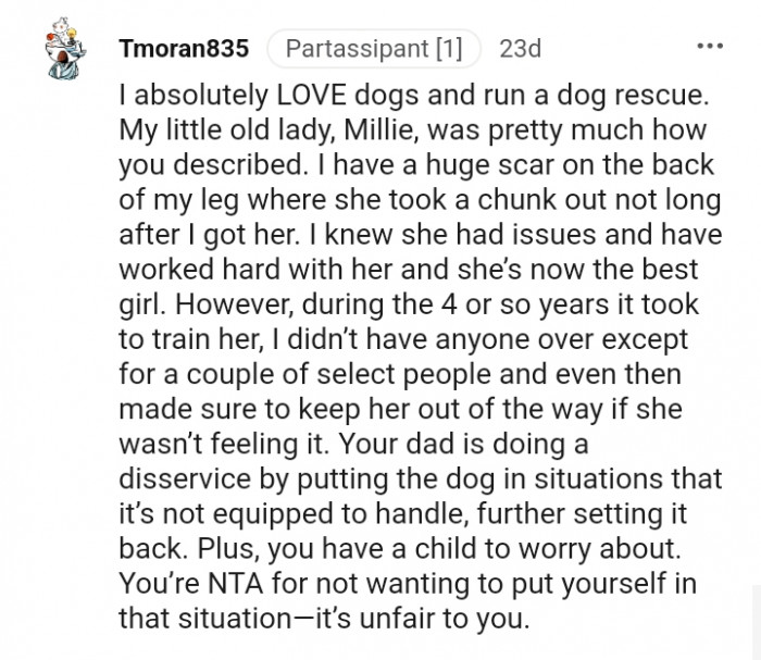 You're not the AH for not wanting to put yourself in that situation