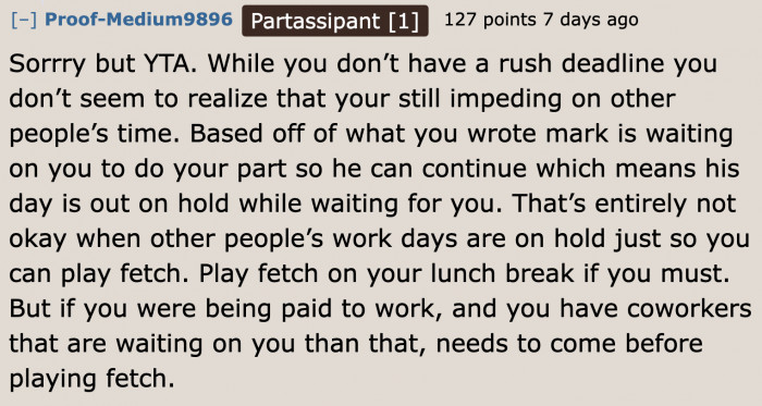 What the OP did prevents his coworker from completing his task.