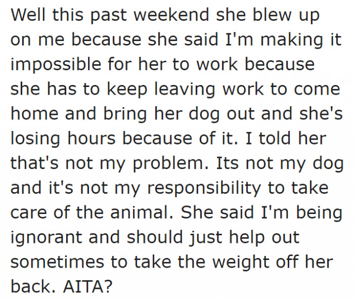 Exactly. It's not the OP's problem at all.