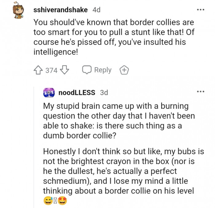 4. You have insulted his intelligence