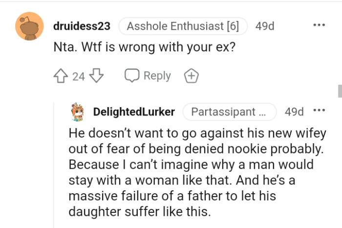 This Redditor wants to know what's wrong with the OP's ex