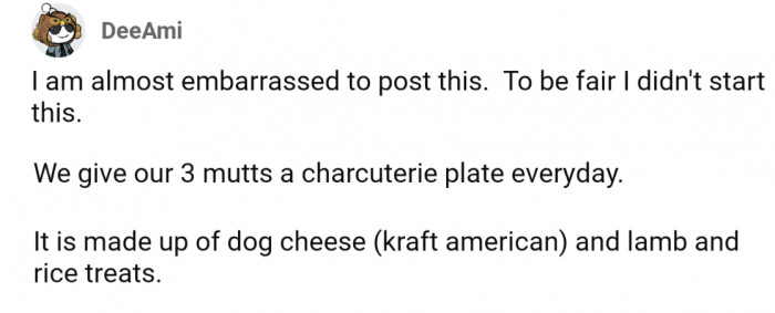 27. Daily dog charcuterie plate