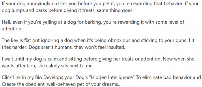 Be careful what you do and when