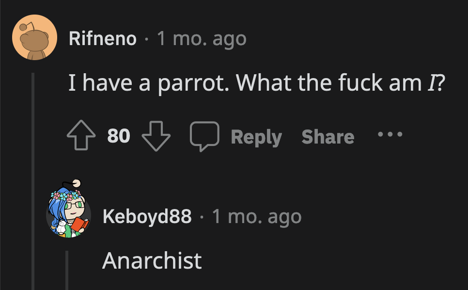 If you have hamsters, you're a socialist. We don't make the rules.