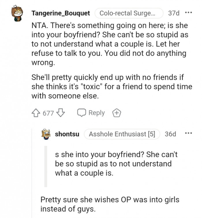 Redditor's Friend Gets Angry At Her For Not Inviting Her On A Date With ...