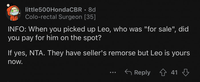 They should have thought their decision through before involving other people.