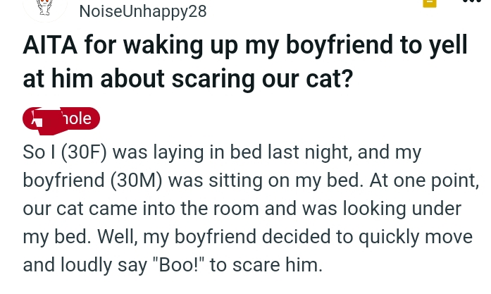 The OP kicks off her story