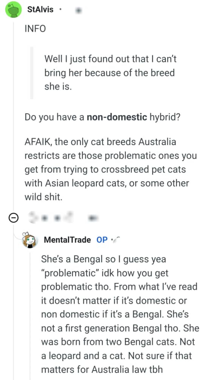 This Redditor wants to know...