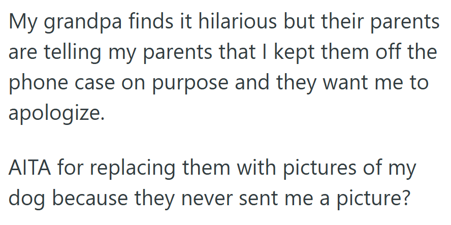 What Grandpa Saw as a Funny Gift, Some Relatives Saw as a Personal Slight.