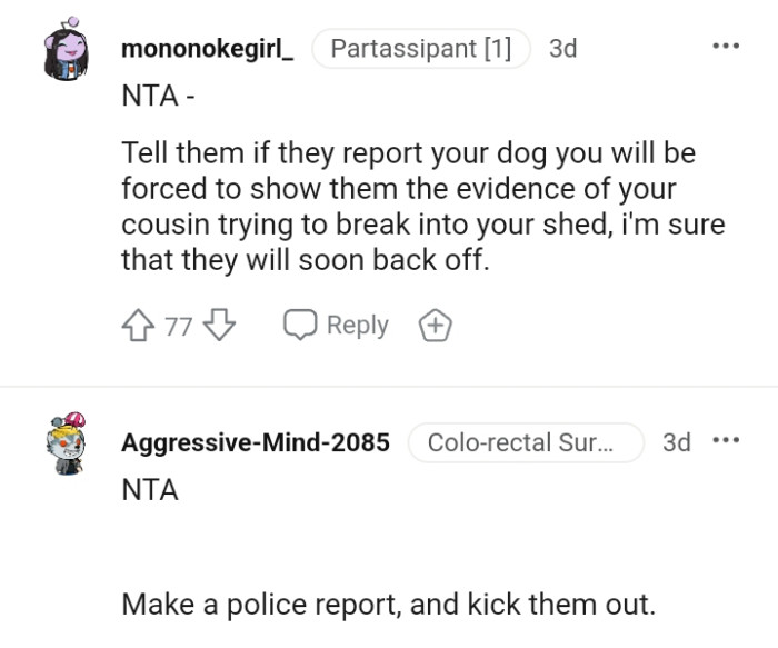 Showing Them the Evidence of Her Cousin Trying to Break into Her Shed