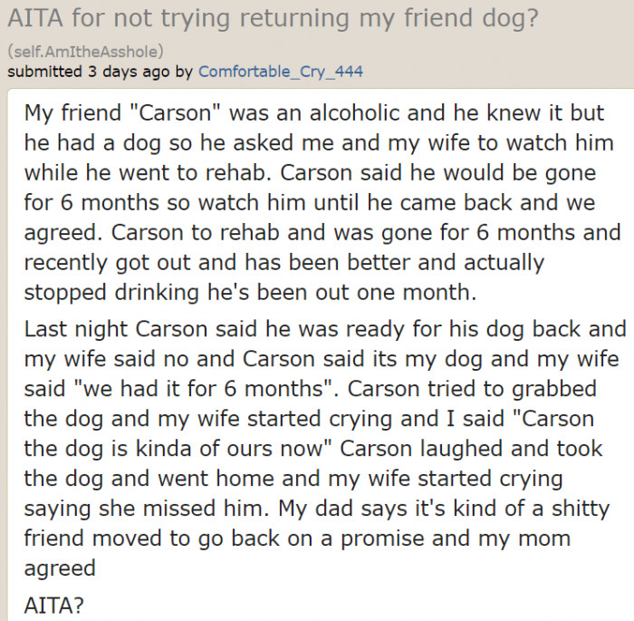 The Dognapper's Story