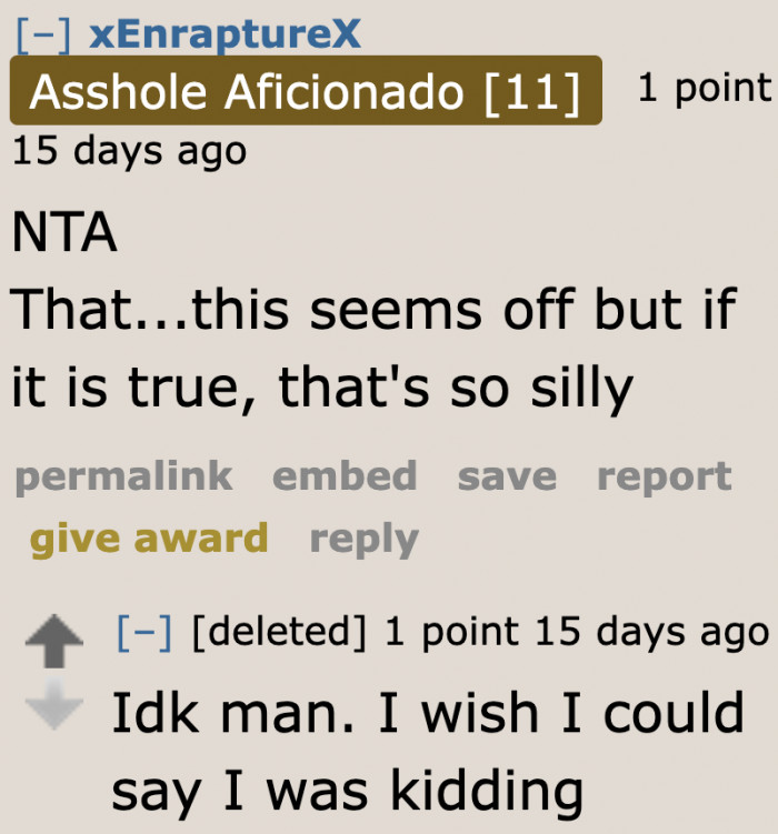 It was a strange encounter indeed.