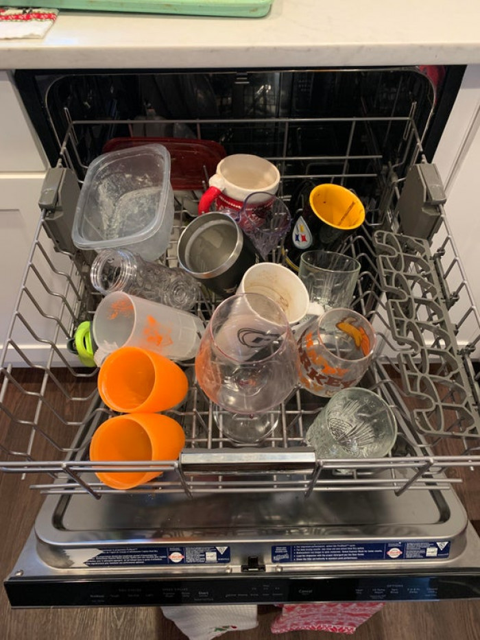 26. The way my wife loaded the dishwasher