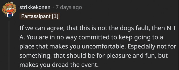 No One Is Blaming the Dogs, but They Also Voted OP as NTA