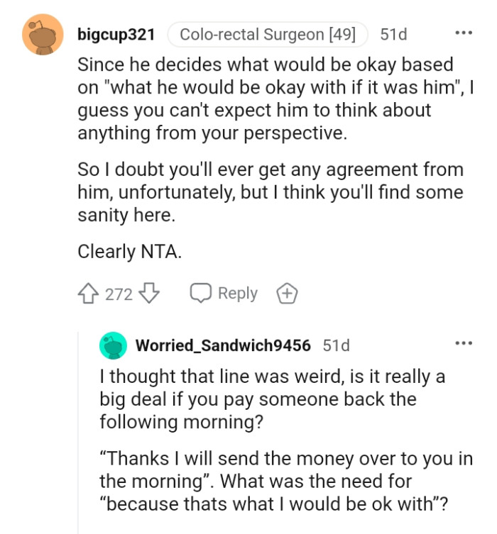 Is it really a big deal if you pay someone back?