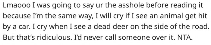 8. His girlfriend's reaction is understandable, but not to everyone.