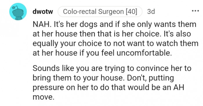 6. It's your choice to not want to watch them