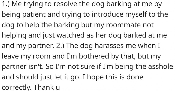 OP has offered the following explanation for why they think they might be the asshole: