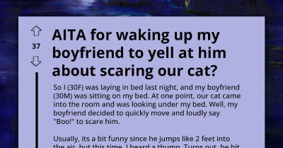 Angry Cat Mom Finds Out Her Cat Has A Cut, Yells At Her Sleepy Boyfriend For Causing It