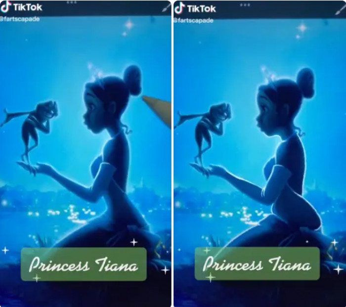 Here's the version of princess Tiana: