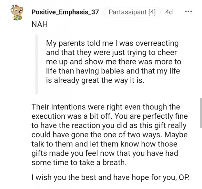 You are perfectly fine to react how you did