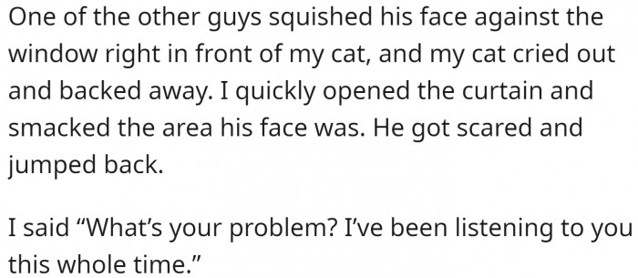 And that's when the pet owner had to step in.