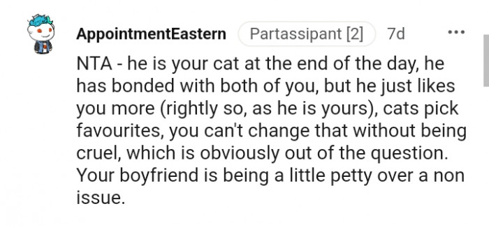 You can't change that without being cruel