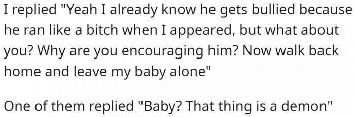 They could've just walked away, but...