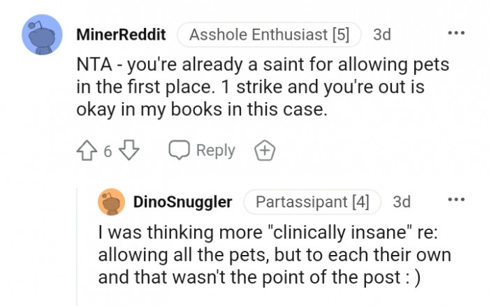 The OP Is Okay in This Redditor's Book