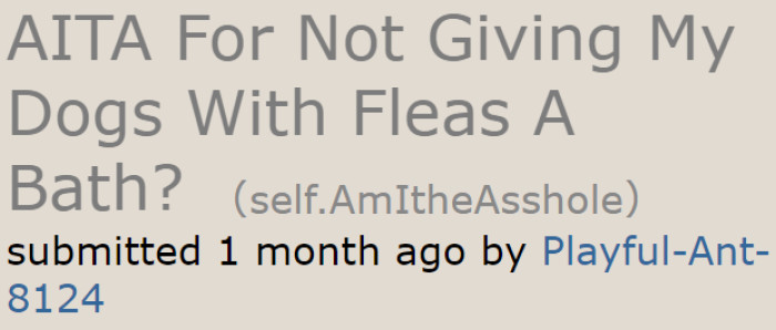 The original poster (OP) asks for judgment from an online community.