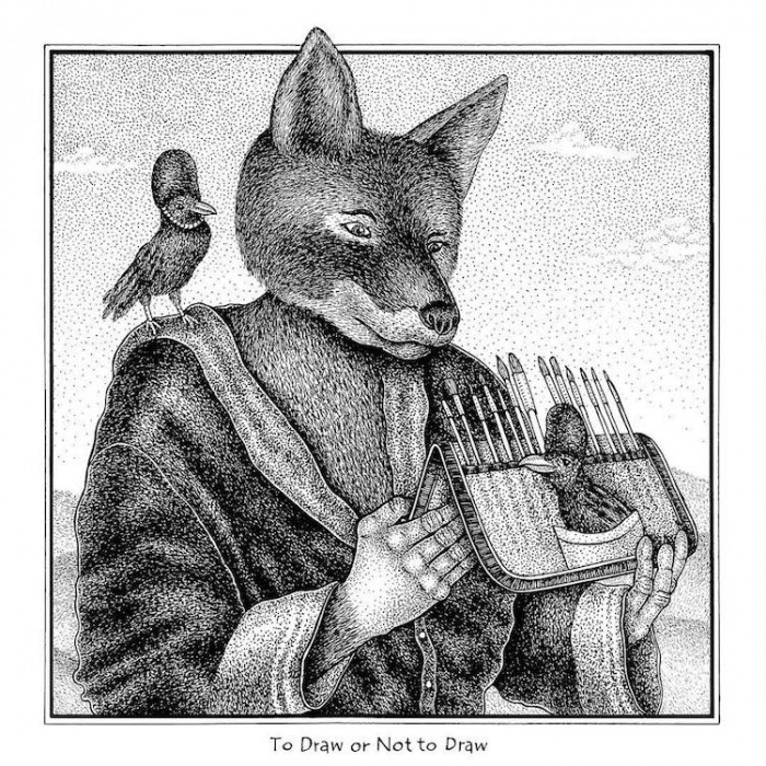 This bears the title “To Draw or Not to Draw”