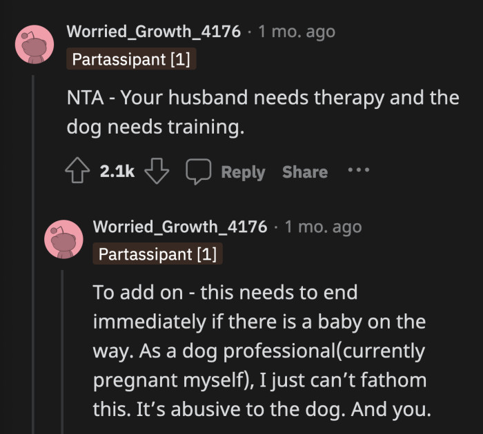 OP, her children, and her husband's dog all deserve better