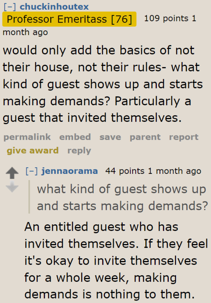 The sense of entitlement makes your head ache.