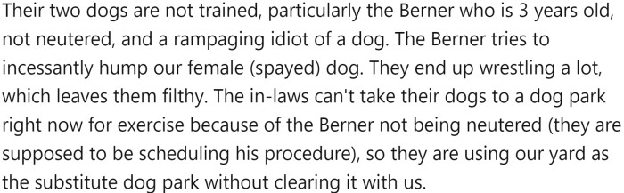 The Berner is particularly problematic