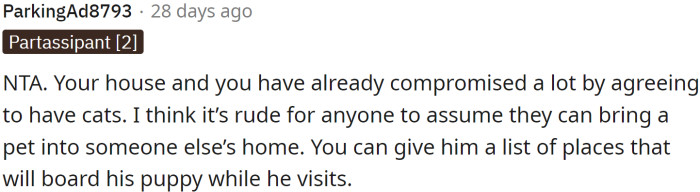 OP made a lot of compromises...