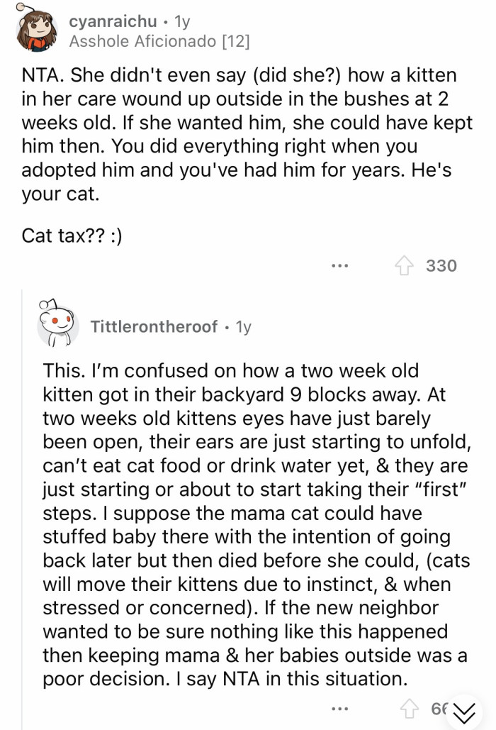 Bet they purposely left that kitten far from their home.