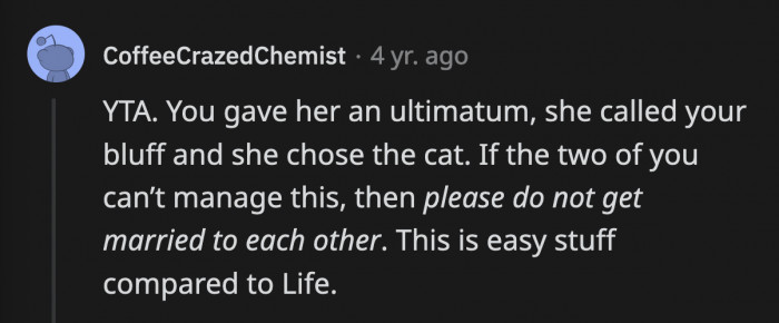 His GF is right; they shouldn't waste each other's time.