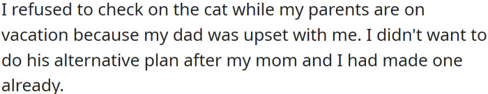 OP has offered the following explanation for why they think they might be the a-hole: