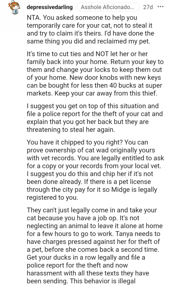 This Redditor would have done the same thing