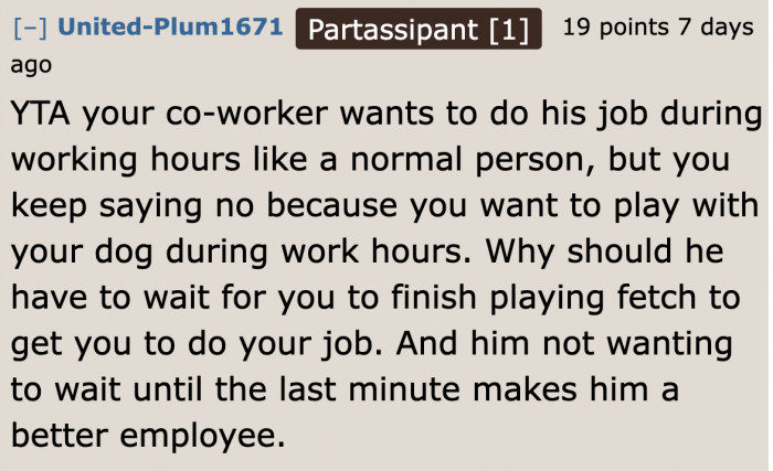 We can already see who's better here.