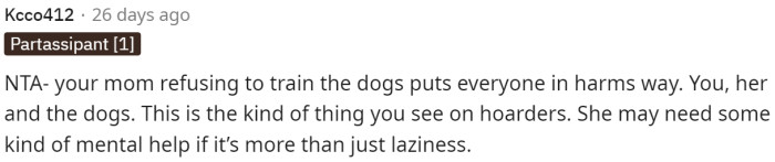 People immediately expressed concern for the mother and suggested seeking help.