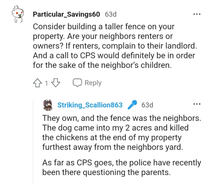 This Redditor wants to know if the neighbors are renters or owners