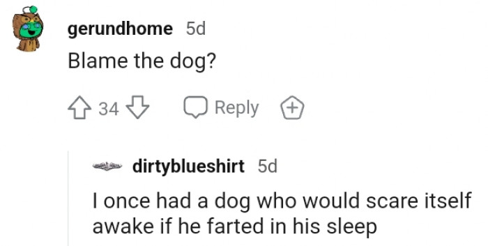 Check out the second comment because it's hilarious