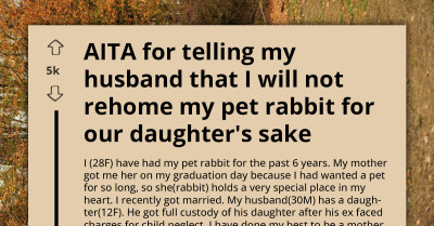 Woman Refuses to Rehome Her Beloved Rabbit After Stepdaughter Gets Scratched