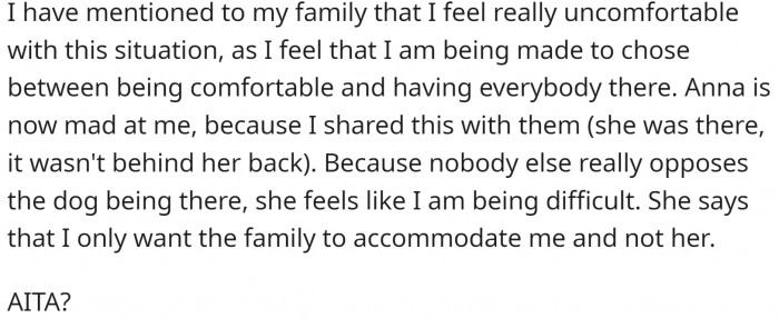 But now everyone is saying she is being difficult.