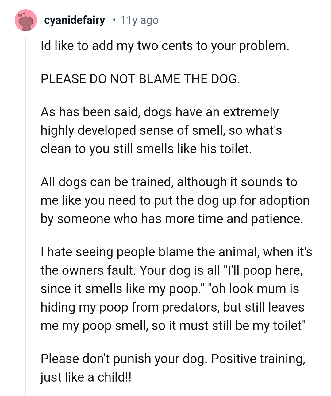 And the comments from other Redditors roll in...