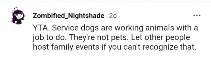 Let other people host family events