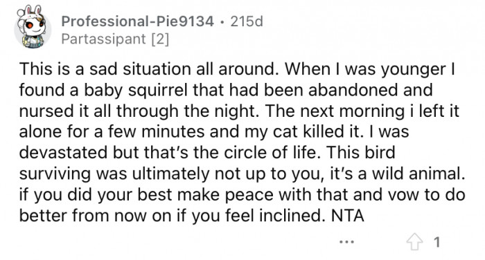 "That's the circle of life."