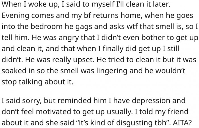 She blames depression, but here's what Reddit thinks.