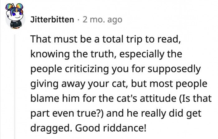 Did the cat really hate Sam?